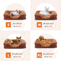 Orthopedic Memory Foam Pet Bed - Washable Non-Slip Bed for Small Dogs & Cats