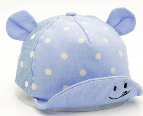 Baby Summer Sun Hat - Cute Cartoon Wide Brim Bucket Cap for Kids