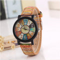 Vintage Leather Women's Watch - Casual Quartz Wrist Watch