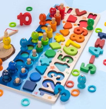 Magnetic Fishing Game - Wooden Educational Toy for Toddlers