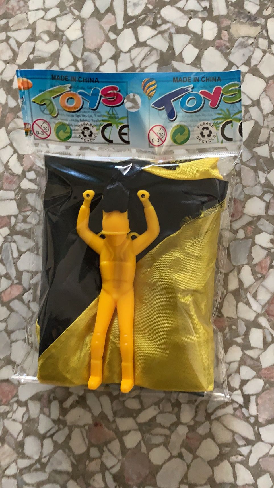 Kids Throw Parachute Toy with Soldier Figure