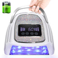 Cordless UV LED Nail Lamp - Rechargeable Gel Polish Curing Light for Home Manicures