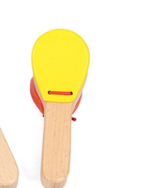 Kids Handle Castanet Percussion Toy