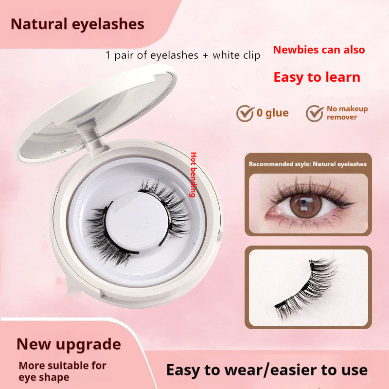 Reusable Magnetic False Eyelashes - No-Glue Magnetic Lashes with Applicator Clip
