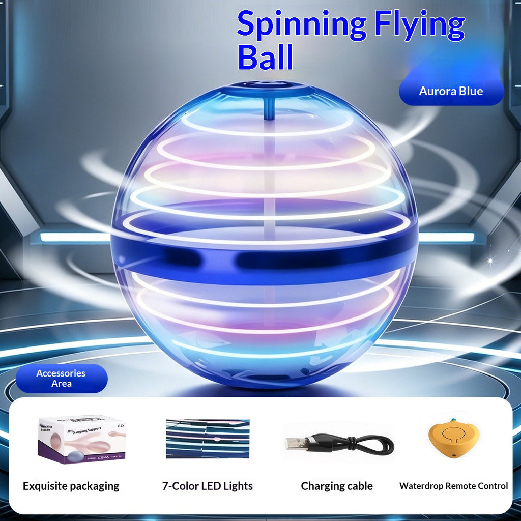 UFO Motion-Sensing Flying Orb Ball - LED Hover Toy for Kids
