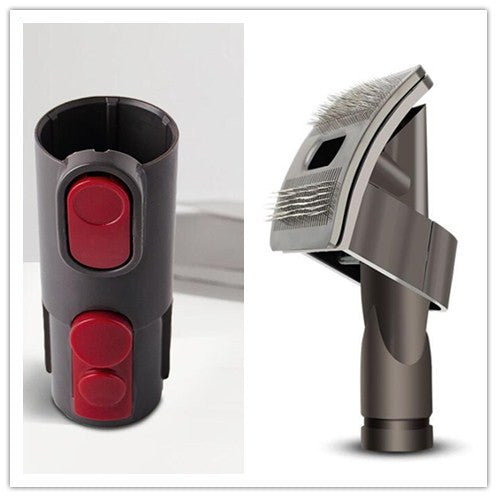 Pet grooming vacuum attachment complete set