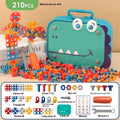 Kids Toy Tool Set with Working Electric Drill - Take-Apart Building Toy