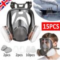 6800 Full Face 15 IN 1 Gas Mask Chemical Vapor Paint Spray