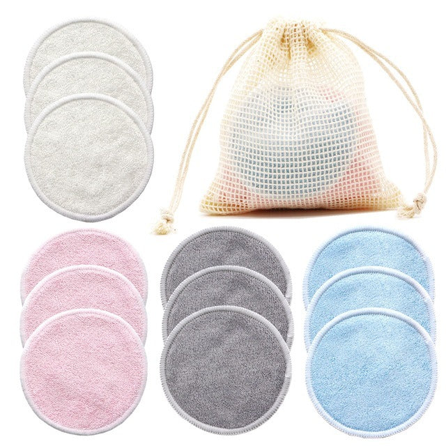 Reusable Makeup Remover Pads (12-Pack) — Washable Cotton Rounds