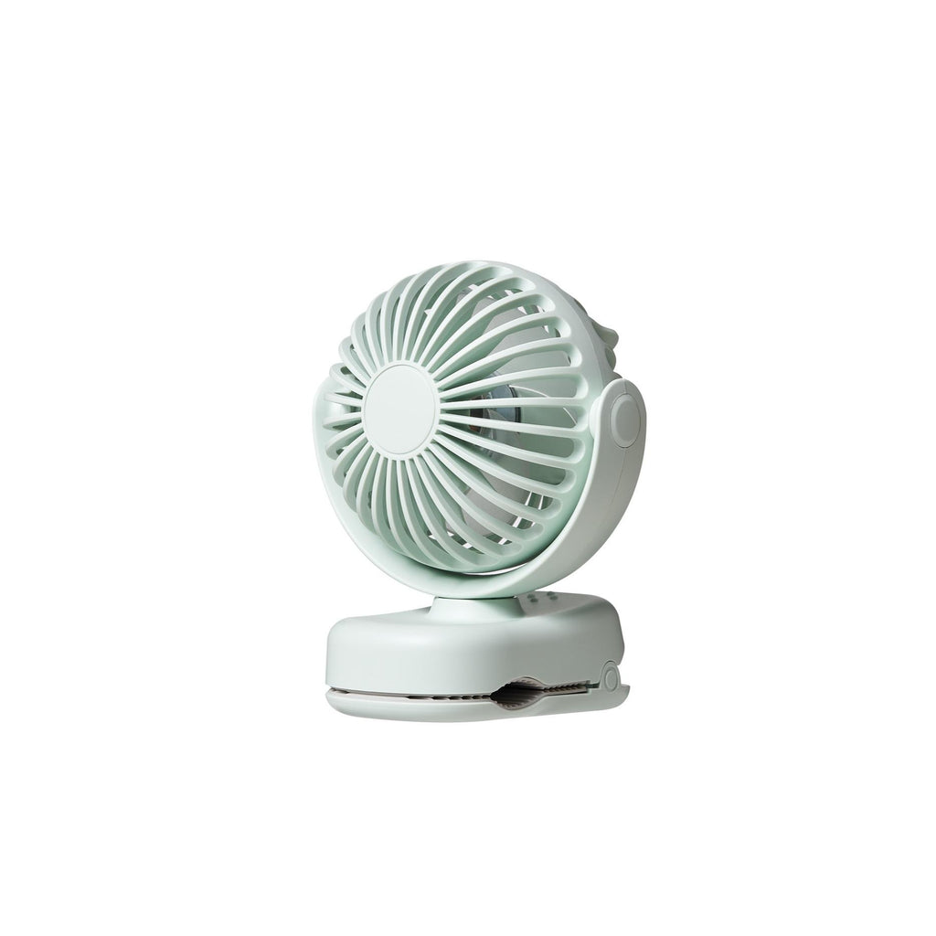 USB Clip-On Fan - Rechargeable 360В° Personal Fan for Stroller, Desk & Outdoors