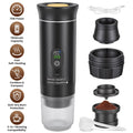 Portable Espresso Machine - Cordless Self-Heating 3-in-1 Coffee Maker for Travel & Car