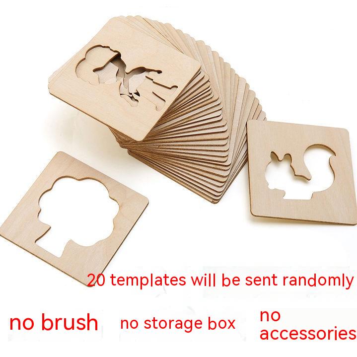 Kids Drawing Stencils Set - 20 Painting Templates for Creative Fun