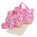 5Pcs Baby Nappy Diaper Bags Set Mummy Diaper Handbags With