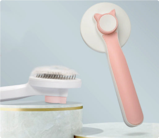 Pet Grooming Comb - Gentle Deshedding Comb for Cats & Dogs