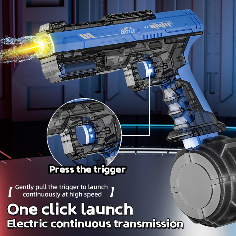 Electric Automatic Water Gun - Rechargeable High-Capacity Water Blaster for Summer Fun