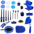 26Pcs Car Detailing Brush Kit Exterior Interior Car Cleaning Set