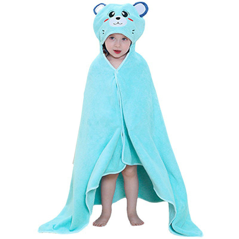Baby Hooded Bath Towel - Cute Animal Hooded Wrap for Newborns & Toddlers