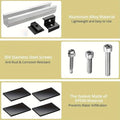 12cm U-shaped Rail Solar Photovoltaic Bracket Silver Rail Six-piece