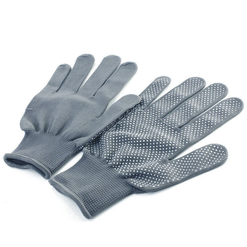 Pair Heat Resistant Gloves Curling Protective Heat Proof