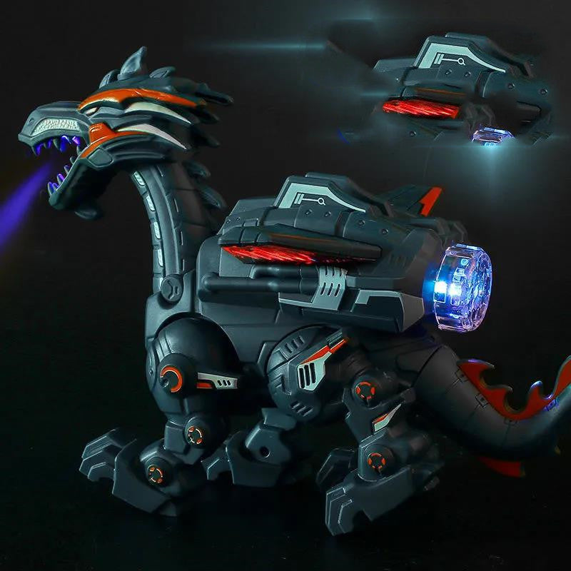 Electric Walking Dinosaur - Spray Mist, Light & Roar Sound Toy for Kids