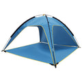 1Pc 4-6 Person Beach Tent Canopy  With 3 Door Openings Carry Bag