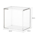 Acrylic Magnetic Box For Storing Game Cards With A Lid