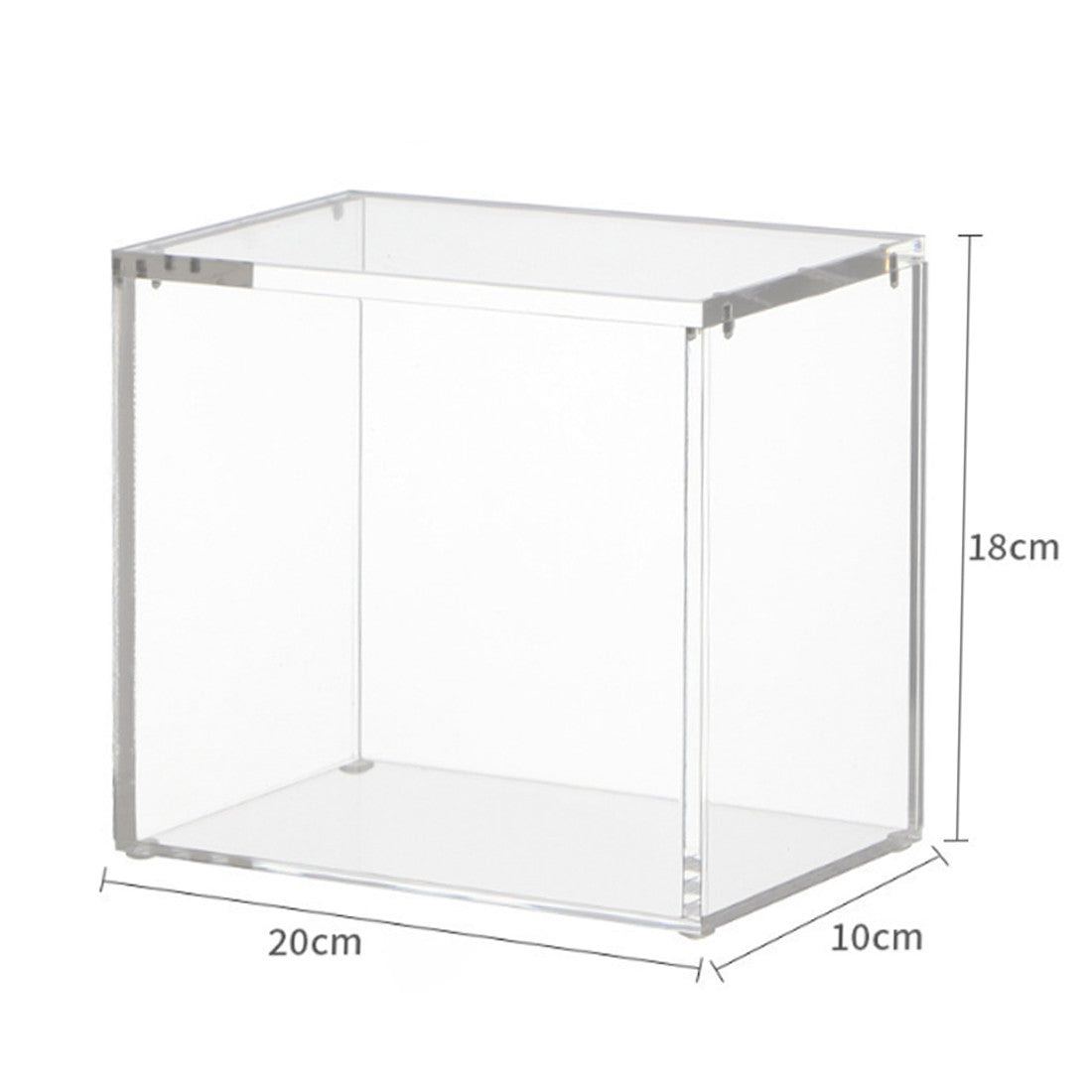 Acrylic Magnetic Box For Storing Game Cards With A Lid