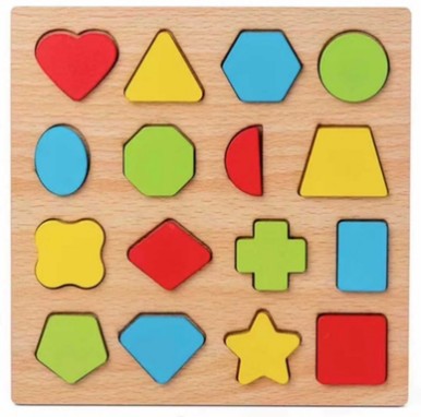 Wooden Number and Letter Puzzle Board - Montessori Learning Toy for Kids