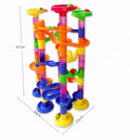 Kids Marble Run Track Set - Build-Your-Own Maze Race Building Blocks