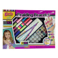 Kids Bracelet Making Kit - DIY Jewelry Craft Toolbox with Beads