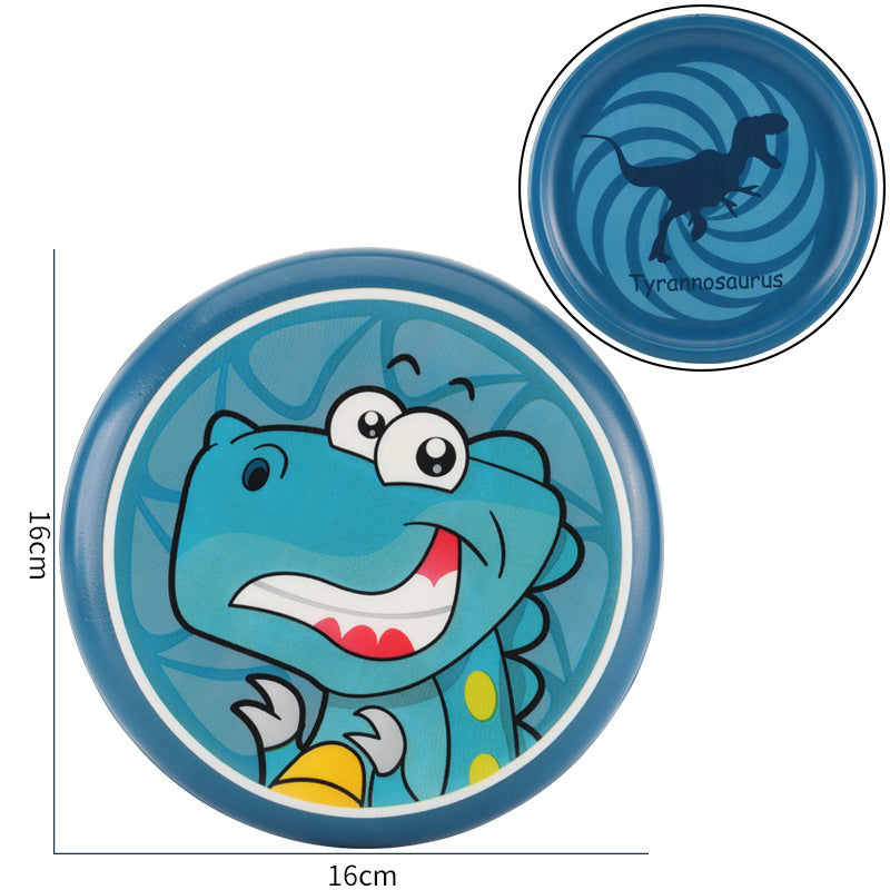 Kids Soft Flying Disc - Dinosaur Outdoor Flying Saucer Toy