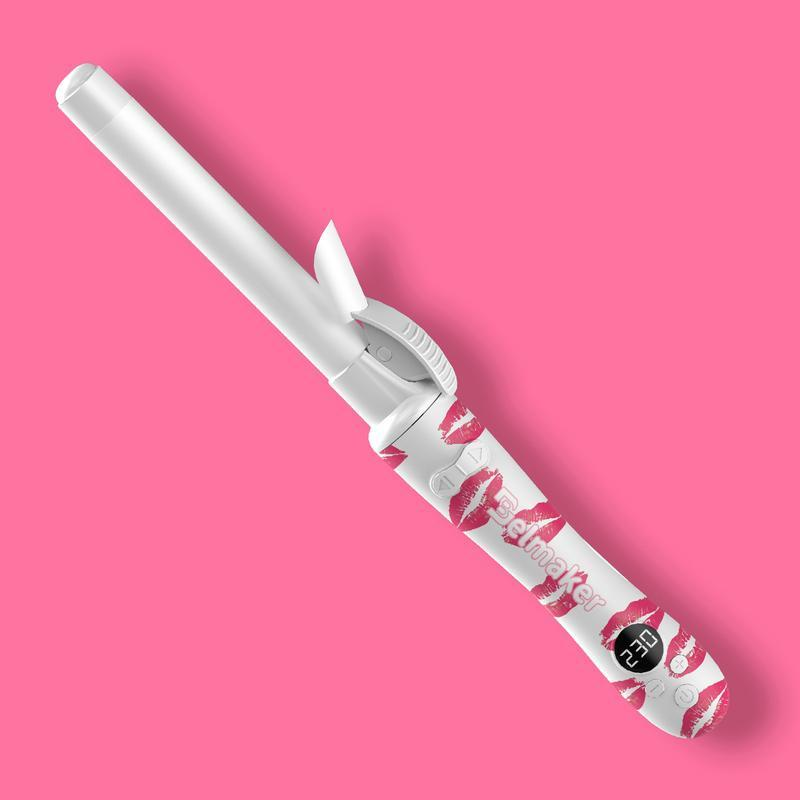 Iridescent Ceramic Curling Iron - Fast-Heat Hair Curler for Shiny, Long-Lasting Curls