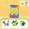 Magic Twist Snake Puzzle - Foldable Fidget Brain Teaser Toy for Kids