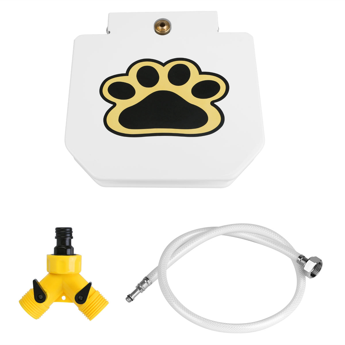 Step-On Dog Water Fountain - Outdoor Paw-Activated Sprinkler for Fresh Drinking Water