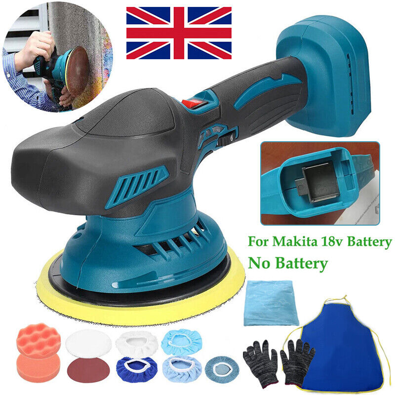 For 18V 6 Cordless Rotary Car Polisher Buffer Sander