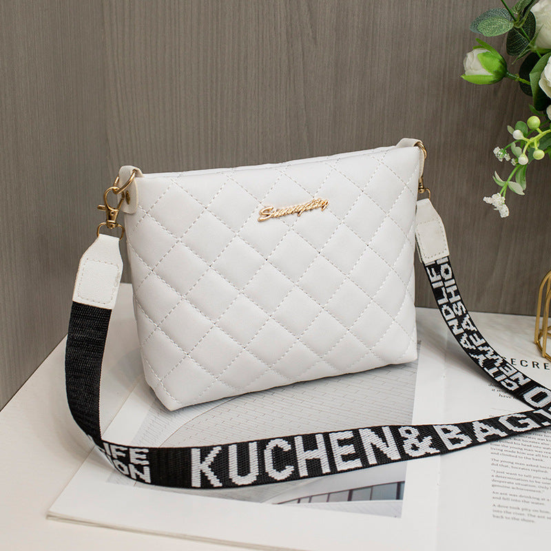 Small Messenger Bag For Women Trend Lingge Embroidery Female