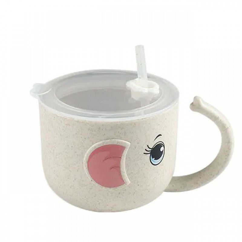 Baby Sippy Cup with Silicone Straw - Spill-Proof Toddler Training Mug