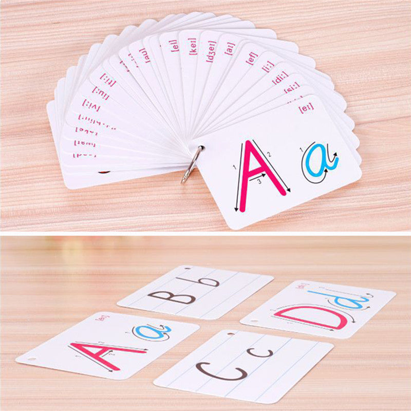 Alphabet Learning Flash Cards - ABC Educational Cards for Kids