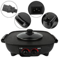 2 In 1 Electric Hot Pot BBQ Grill