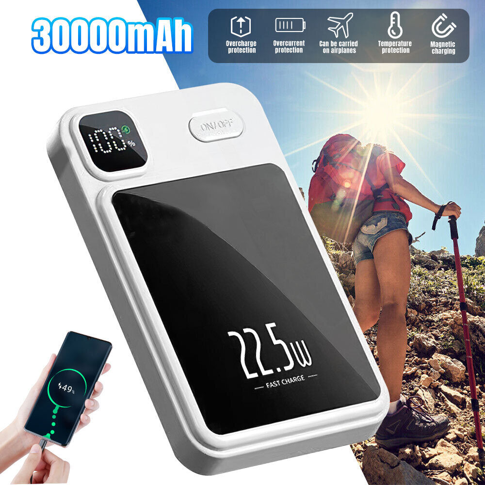 9000000mAh Power Bank Magnetic Battery Pack Wireless