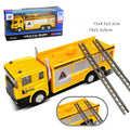 Kids Construction Vehicle Toy - Mini Engineering Truck & Ladder Car for Little Builders