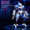 Kids Mech Warrior Robot Building Blocks - Educational DIY Construction Toy