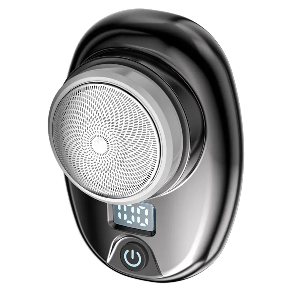 Portable Electric Shaver - Rechargeable Mini Razor with LED Display for Travel