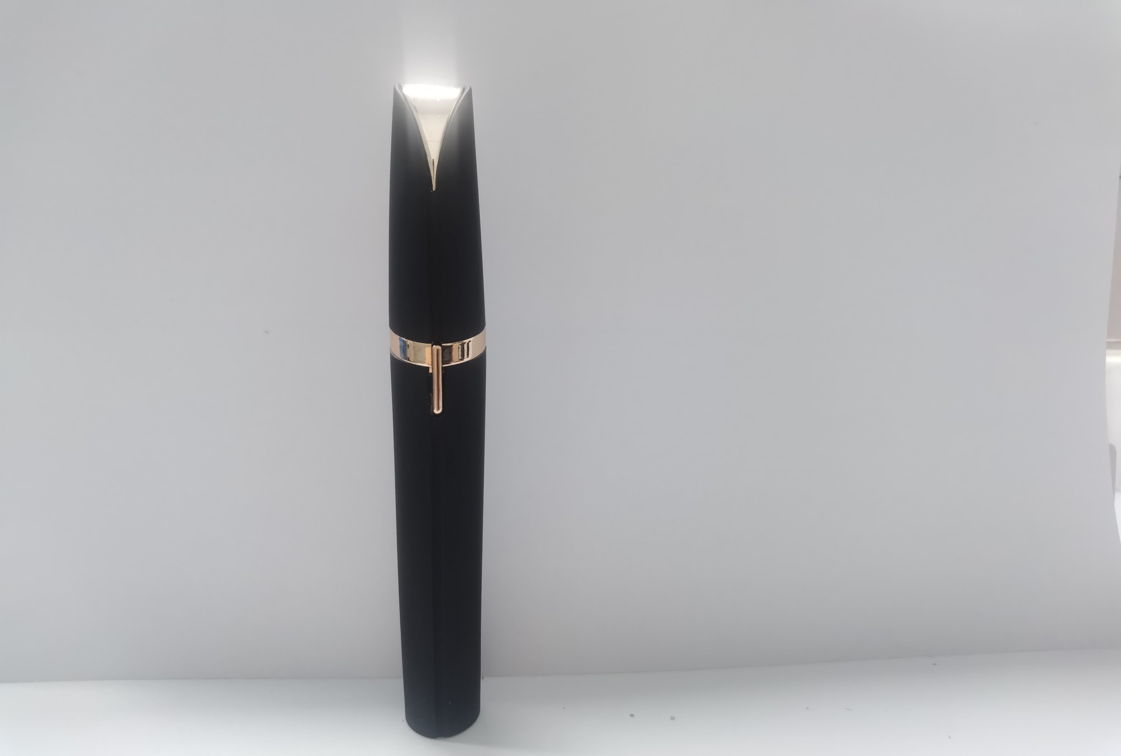 Mini Electric Eyebrow Trimmer - Painless Facial Hair Remover with LED Light