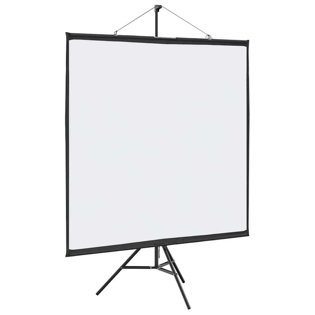 Portable Tripod Projector Screen - Freestanding Movie Screen for Home & Office
