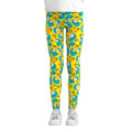 Girls Leggings - Soft Stretchy Cotton Printed Leggings for Kids