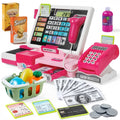 Kids Supermarket Cash Register Toy Set - Pretend Shopping Play