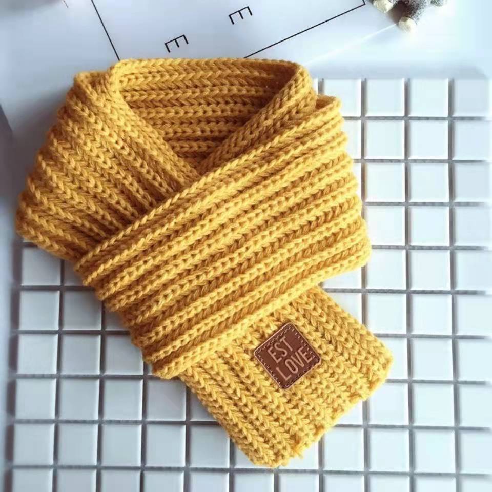 Kids Knitted Scarf - Soft Warm Winter Neck Scarf for Boys & Girls