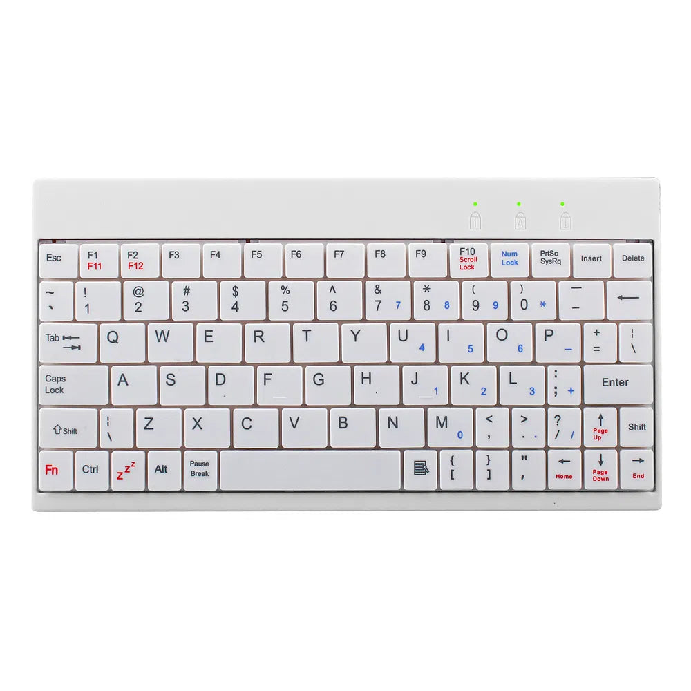 Mini Portable Wired Keyboard - Compact 80-Key USB Keyboard for Travel & Tight Spaces