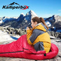Winter Ultralight Sleeping Bag - Warm Compact Mummy Bag for Cold-Weather Camping